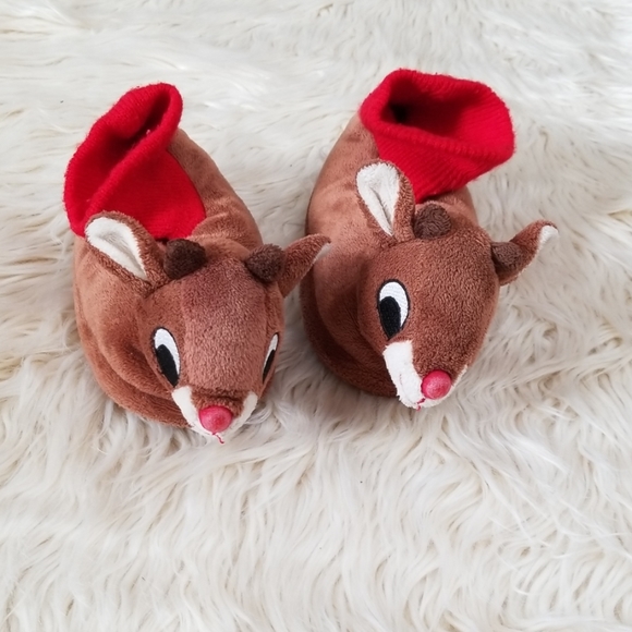 Colosseum Other - Christmas Rudolph slippers kids size 9-10
